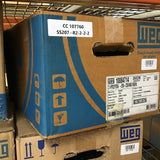 Weg 00236ES3ED56 2 HP AC Motor 208-230/460 V 3 Phase 2P 3600 Rpm 56 Frame