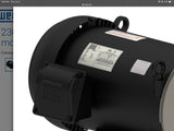 Weg 00336ET3E182TC-S 3 HP AC Motor 208-230/460 V 3 Phase 2P 3600 Rpm 182/4TC
