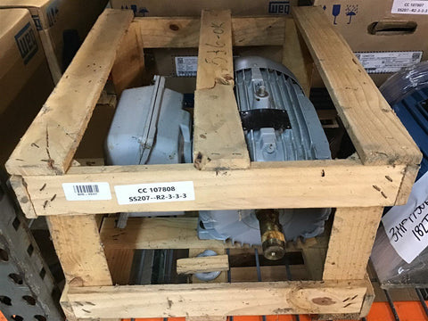 Weg 3-18-184T 3 HP AC Motor 208-230/460 V 1745 Rpm 4P 184T Frame