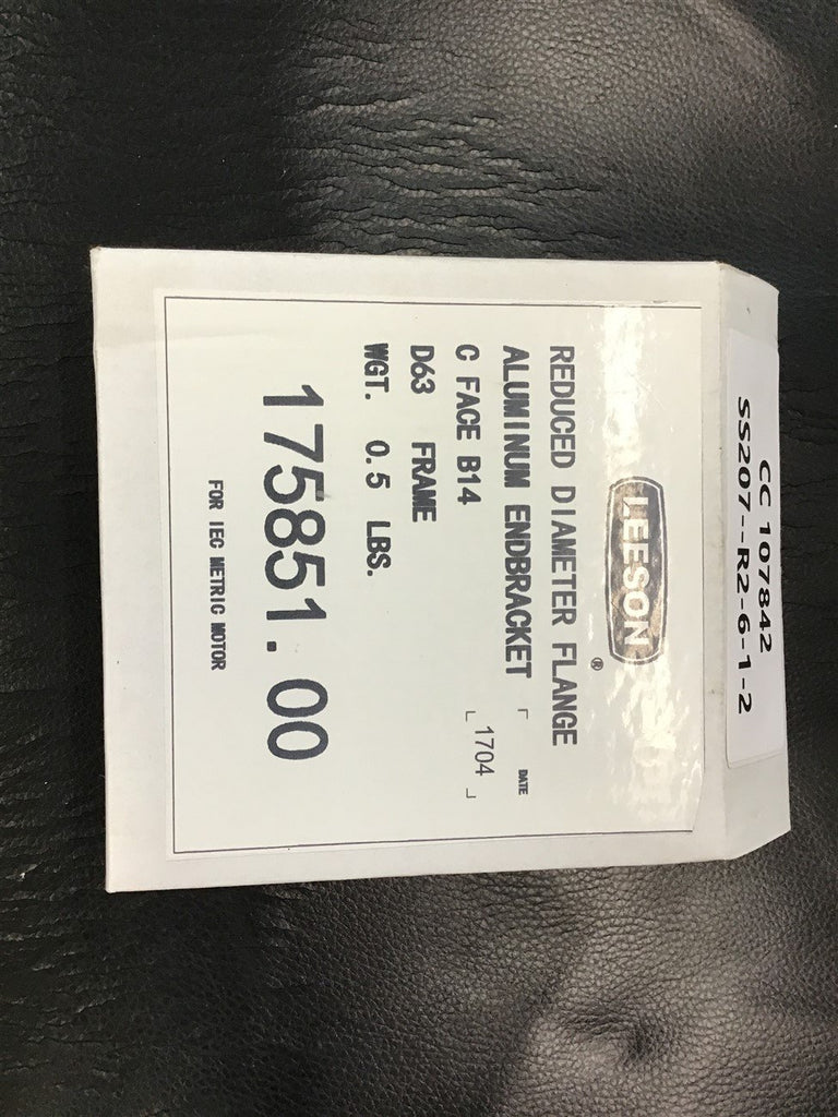 Leeson 175851.00 Reduced Diameter Flange Aluminum End Bracket C Face B14
