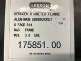 Leeson 175851.00 Reduced Diameter Flange Aluminum End Bracket C Face B14