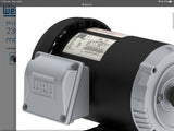 Weg 00156ET3EJP56J-S 1.5 HP AC Motor 208-230/460 volts 3600 Rpm 2P 56J Frame