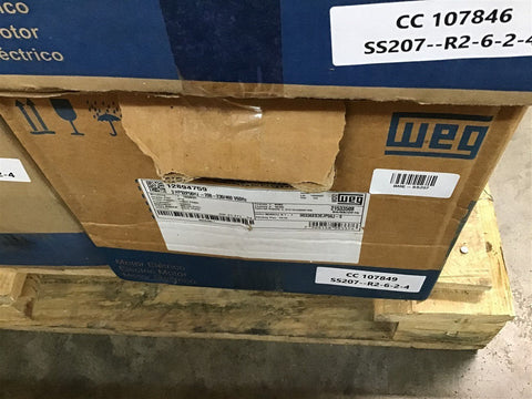 Weg 00336ES3EJP56J-S 3 HP AC Motor 208-230/460 volts 3600 Rpm 2P