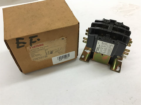 Furnas 42BE35AJ106 Definite Purpose Contactor 30 Amp 240 volt 7 1/2 HP 110V Coil