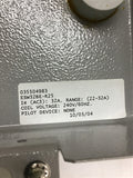 WEG ESW-32BE-25 32 Amp Enclosed Starter 240 Volt coil