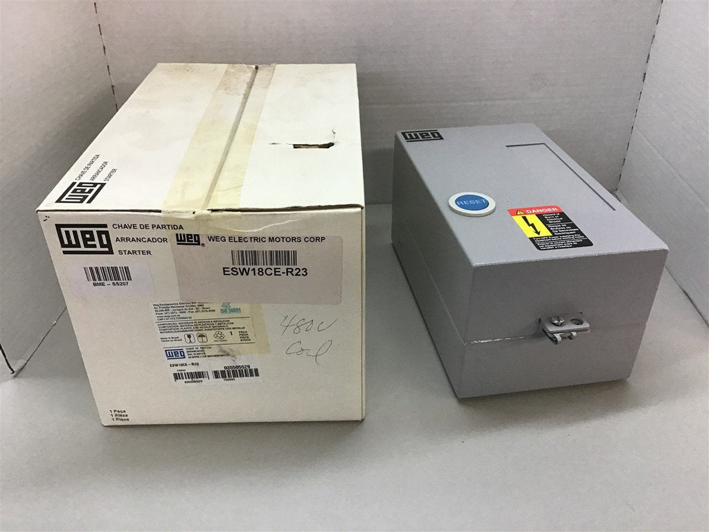 Weg ESW18CE-R23 Enclosed Starter 480 Volt coil Type 1