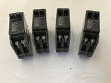Eaton BR2020 2 Pole 20 Amp Circuit Breaker Lot of 4