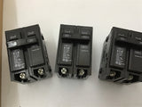 Eaton BR220 20 Amp 2 Pole Circuit Breaker Lot of 3