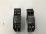 Eaton BD1515 2 Pole 15 Amp Circuit Breaker Lot of 2
