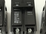 Eaton BR230 2 Pole 30 Amp Circuit Breaker Lot of 5