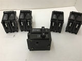 Eaton BR230 2 Pole 30 Amp Circuit Breaker Lot of 5