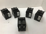 Eaton BR230 2 Pole 30 Amp Circuit Breaker Lot of 5