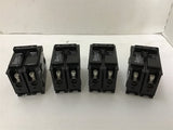 Eaton BR230 2 Pole 30 Amp Circuit Breaker Lot of 4