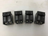 Eaton BR230 2 Pole 30 Amp Circuit Breaker Lot of 4