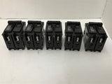 Eaton BR240 2 Pole 40 Amp Circuit Breaker Lot of 5