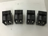 Eaton BR250 2 Pole 50 Amp Circuit Breaker Lot of 4