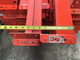 Teardrop Pallett Racking Beams 13 FT Long