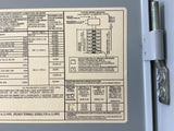 Cutler-Hammer 125 Amp Breaker Box 120/240 Vac