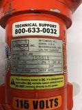 Vibco SCR-200 Vibrator 115 Volts Single Phase 2.6 Amps 0-4000 Rpm