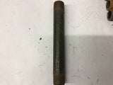 Black Iron Nipples 1/2" x 6" Lot of 39