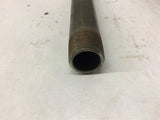 Black Iron Nipples 1/2" x 6" Lot of 39