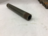 Black Iron Nipples 1/2" x 6" Lot of 39