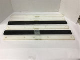 UHMW Plastic Strip 24" x 1 3/4"W x 3/8" TH Lot of 6