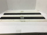 UHMW Plastic Strip 24" x 1 3/4"W x 3/8" TH Lot of 6