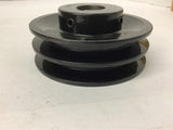 Maurey 2AK44 Pulley 1' Bore 2 Groove A width Belt