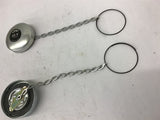 LENZ #5-V VENT Cap With chain Lot of 2