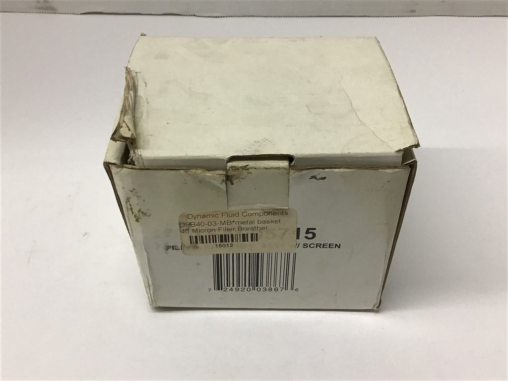 Dynamic DPB40-03-MB Metal Basket 40 Micron Filler Breather