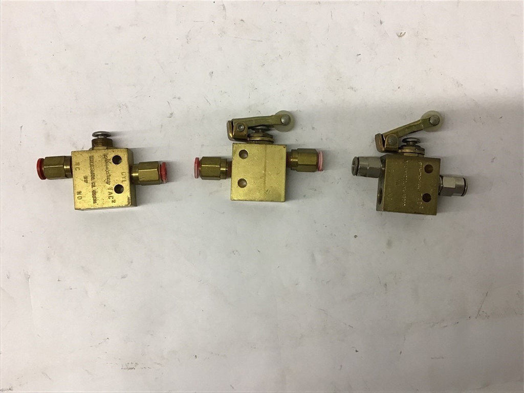 Humphrey TAC2 Miniature Pushbutton Valve Switch Lot of 3
