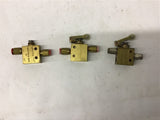 Humphrey TAC2 Miniature Pushbutton Valve Switch Lot of 3