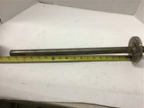 METAL SHAFT 1'' LEFT HAND THREADS X 2.25'' LONG OVER ALL LENGTH- 20-3/4"