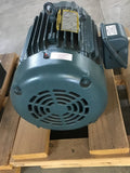 Baldor 15 HP AC Motor 460 Volts 1800 Rpm 4P 254T Frame
