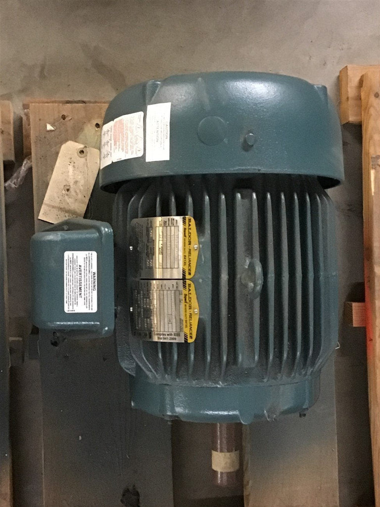 Baldor 7.5 HP AC Motor 460 volts 1800 Rpm 4P 213T Frame 3 Phase TEFC