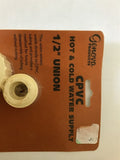 Genova 530211 CPVC 1/2" Union Lot of 2