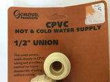 Genova 530211 CPVC 1/2" Union LOT OF 3