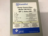 CentriPro CB10412 1 HP ITT Pump Control Box 230 volts 3450 Rpm