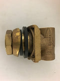 Harvard PT800NL Bronze Pitless Adapter No Lead 1" Drop Size 5" Thru 12" Casing