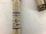 General Electric GF686 6 Amp 600 Volts Fuse Lot of 5