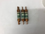 Reliance ECNR 80 Dual Element Fuse 80 Amp 250 Volt Lot of 3