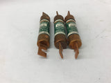 Reliance ECNR 80 Dual Element Fuse 80 Amp 250 Volt Lot of 3