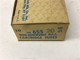 Eagle Electric 655 Cartridge Fuse 20 Amp 250 Vac Box of 10