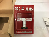 Federal Signal FDF103 Single Action Pull Station Red