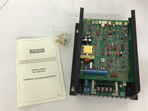 Baldor BC201 DC Motor Speed Control 16 Amps 24 DC Amps