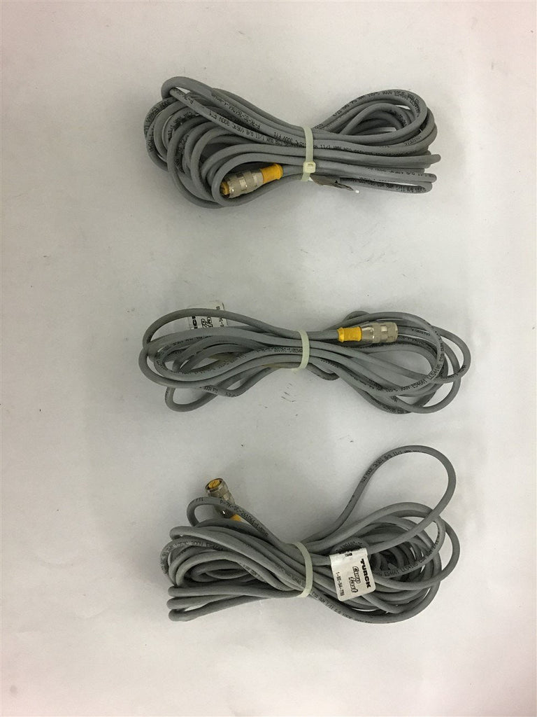 Turck RK 4.2T-6 U2172 Euro Fast Cable Lot of 3