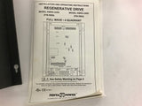 KB KBRG-225D Regenerative Dc Drive 115/230 Vac Input 180 VDC Output 16 Amps