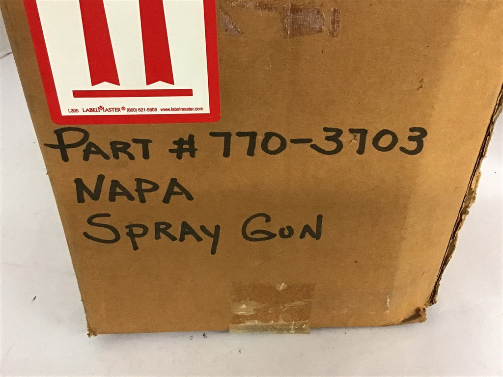 Napa Spray Gun 7703703 Canister Air Paint Gun with Compressor Fitting