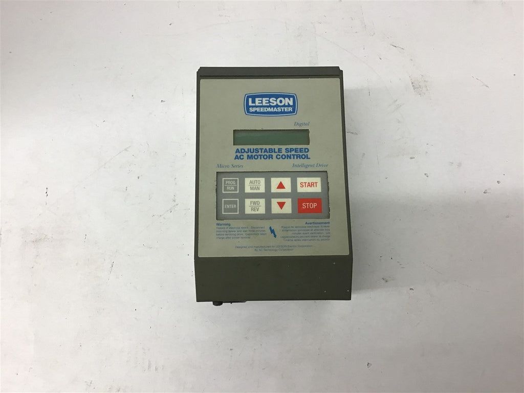 Leeson 174914 .37 KW AC Drive 230 Volts 0-120 HZ 3 Phase